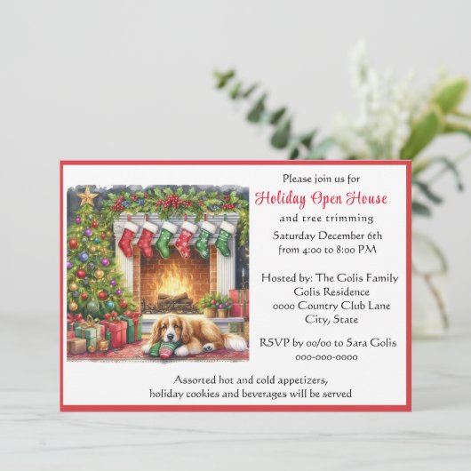 Invitation Ouverture des fêtes de Noël (Debout devant)