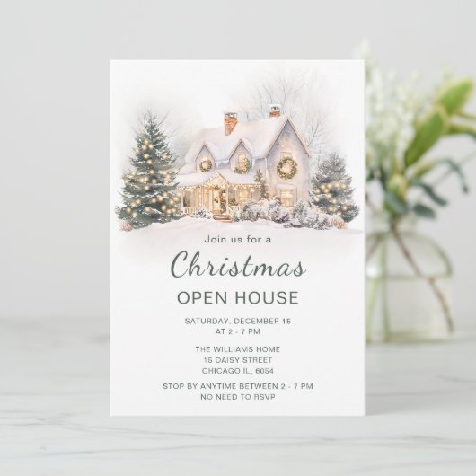 Invitation Ouverture des fêtes de Noël (Debout devant)