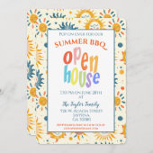 Invitation Ouverture d'été Sunshine (Devant / Derrière)