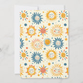 Invitation Ouverture d'été Sunshine (Dos)