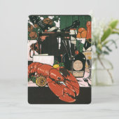 Invitation Ouverture douce du restaurant élégant de style vin (Debout devant)