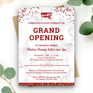 Invitation Ouverture du Grand Salon de Beauté