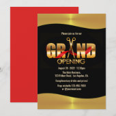 Invitation Ouverture du magasin (Devant / Derrière)