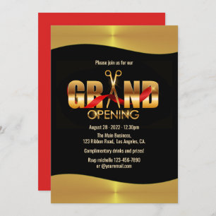 Invitation Ouverture du magasin