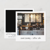 Invitation Ouverture d'une boutique de photos instantanées un (Devant / Derrière)