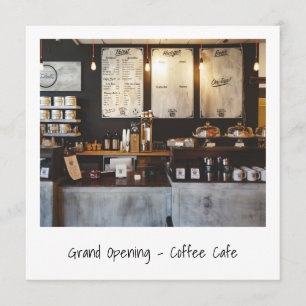 Invitation Ouverture d'une boutique de photos instantanées un