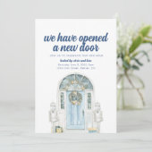 Invitation Ouverture d'une fête de Noël (Debout devant)