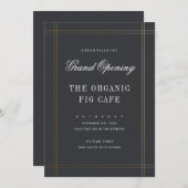 Invitation Ouverture générale des affaires officielles (Devant / Derrière)