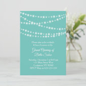 Invitation Ouverture Grands Luminaires turquoise (Debout devant)