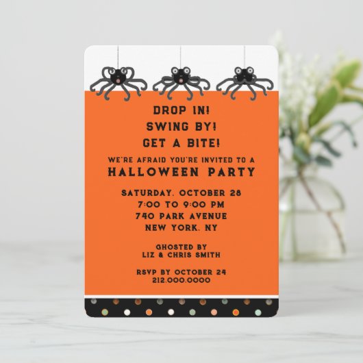 Invitation Ouverture Halloween (Debout devant)