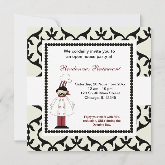 Invitation Ouverture officielle (Devant)