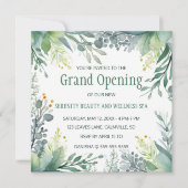 Invitation Ouverture officielle de l'Editable Greenery (Devant)