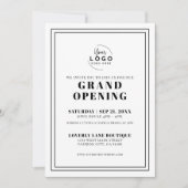 Invitation Ouverture officielle de Simple Logo Business (Devant)