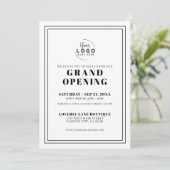 Invitation Ouverture officielle de Simple Logo Business (Debout devant)
