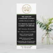 Invitation Ouverture ou fermeture des masques de théâtre noct (Debout devant)