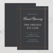 Invitation Ouverture solennelle d'entreprise (Devant / Derrière)