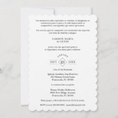 Invitation Oval Flourish Spanish Chic Photo Quinceañera (Dos)
