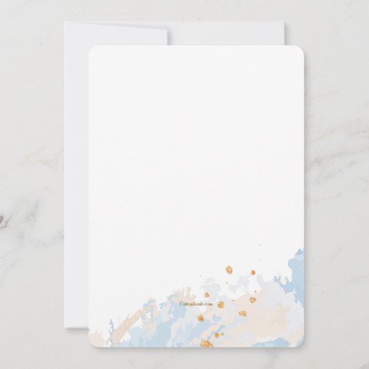 Invitation Oval Pastel Frame (Dos)