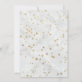 Invitation Over the Moon | Fête de Bébé Étoile (Dos)
