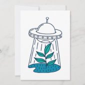 Invitation OVNI Alien (Devant)