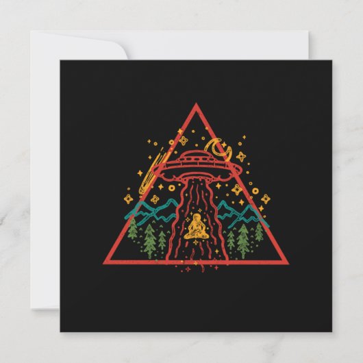 Invitation OVNI Alien enlèvement Aliens Mountain Nature Illum (Devant)