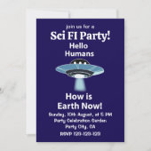 Invitation OVNI Bonjour Humains Comment est la Terre maintena (Devant)