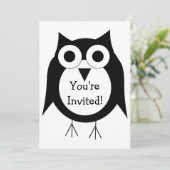 Invitation Owl Design N'importe quelle occasion (Debout devant)