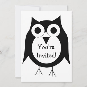 Invitation Owl Design N'importe quelle occasion