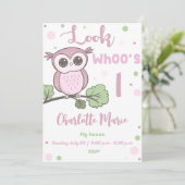 Invitation Owl Party (Debout devant)