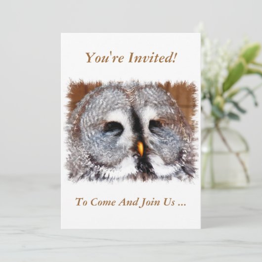 INVITATION OWLS (Debout devant)