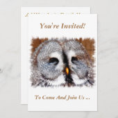 INVITATION OWLS (Devant / Derrière)