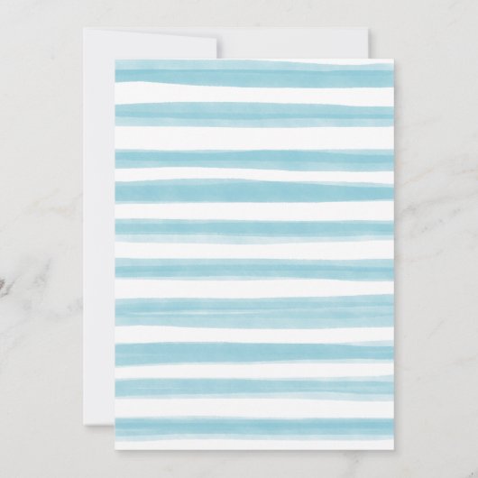 Invitation Oyster Frame Plage nautique Océan 30e anniversaire (Dos)