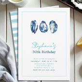 Invitation Oyster Frame Plage nautique Océan 30e anniversaire