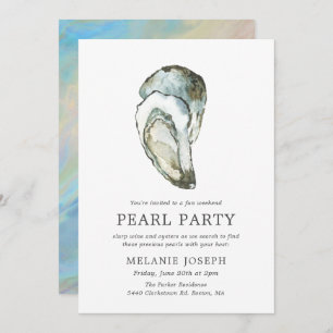 Invitation Oyster Pearl  Style optique