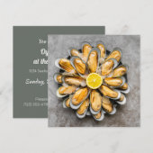 Invitation Oyster Platter (Devant / Derrière)