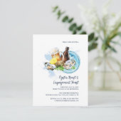 Invitation Oyster Roast Wedding Engagement Seafood Party (Debout devant)