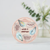 Invitation Oysters and Champagne Wedding Engagement Party (Debout devant)