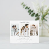 Invitation P de Faire-Part minimaliste moderne ave (Debout devant)