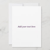 Invitation © P Wherrell Papillon contemporain sur buddleia (Dos)