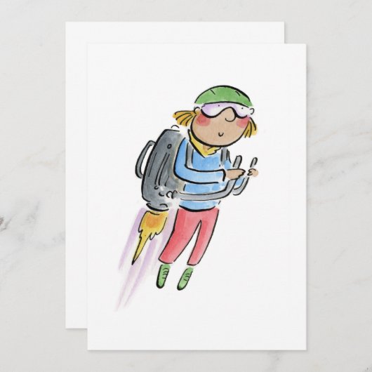 Invitation Pack Jet (Devant / Derrière)