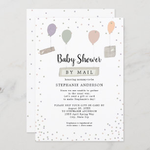 Invitation Packages + Balloons Baby shower neutre par la post