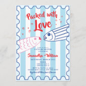 Invitation Packed with Love Fisherman Sardines Bridal Shower (Devant)