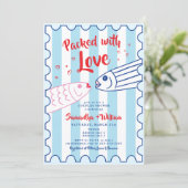Invitation Packed with Love Fisherman Sardines Bridal Shower (Debout devant)