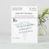 Invitation Pad d'ordonnance Médicale de la réception de maria (Debout devant)