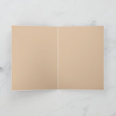 Invitation Padrão de corações em tons de marrom. (Intérieur)