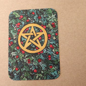 Invitation Pagan Yule Pentagram