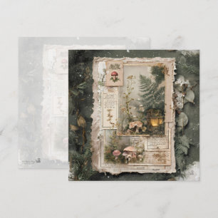 Invitation Page d'accueil Cosy Deep Winter Cottagecore