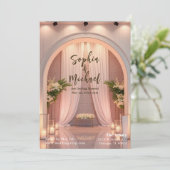 Invitation Page de couverture du magazine mariage (Debout devant)