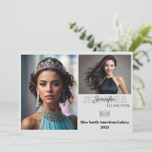 Invitation Pageant Essentials Autograph Comp Card (Debout devant)