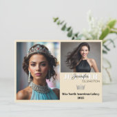 Invitation Pageant Essentials Autograph Comp Card (Debout devant)